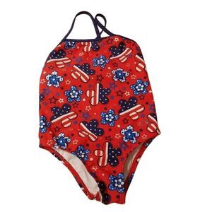 Patriotic Flag Swimsuit 18 months
